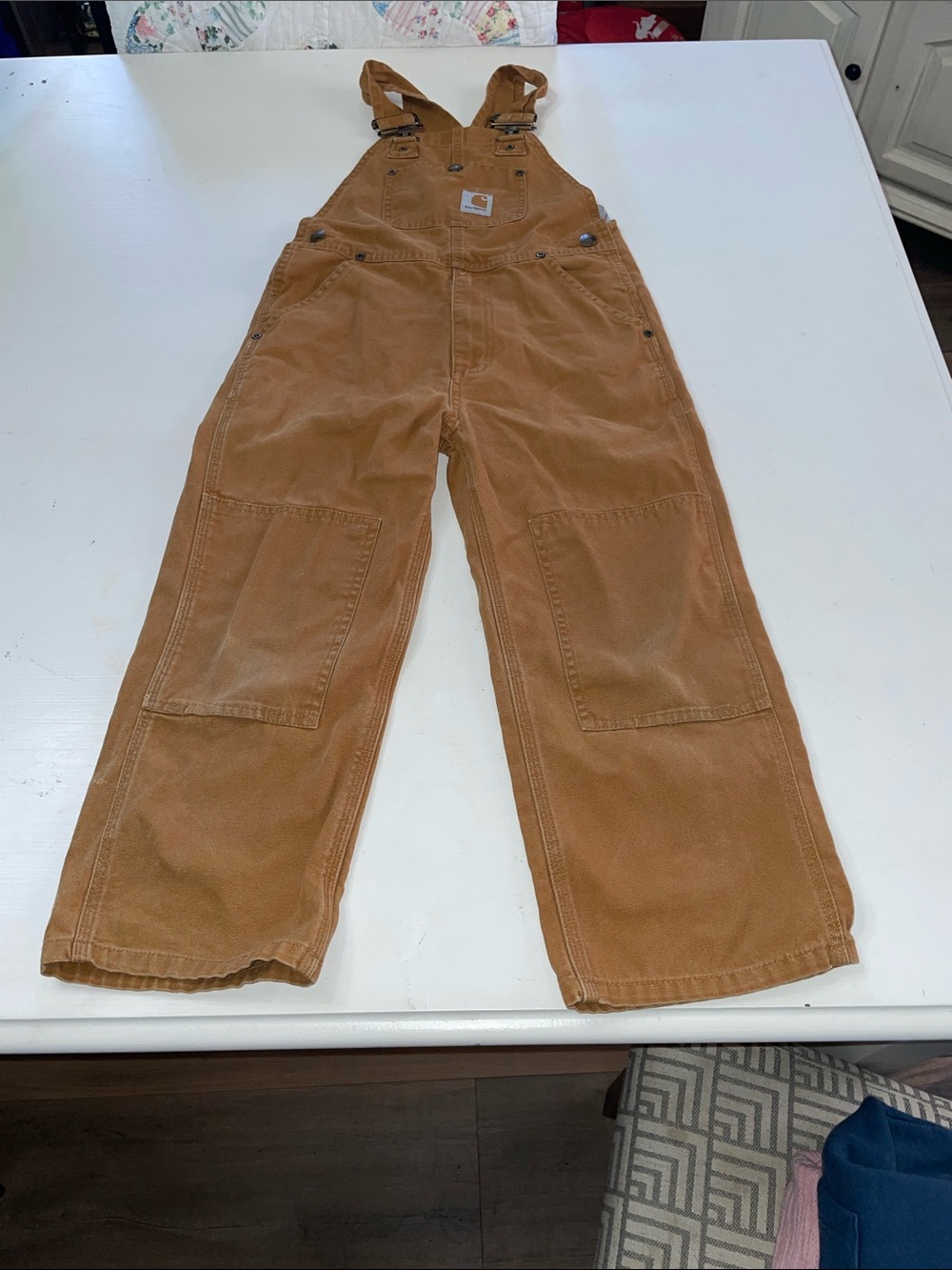 Carhartt brown work overalls size 6